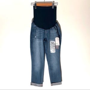Crop Skinny Maternity Jeans XL